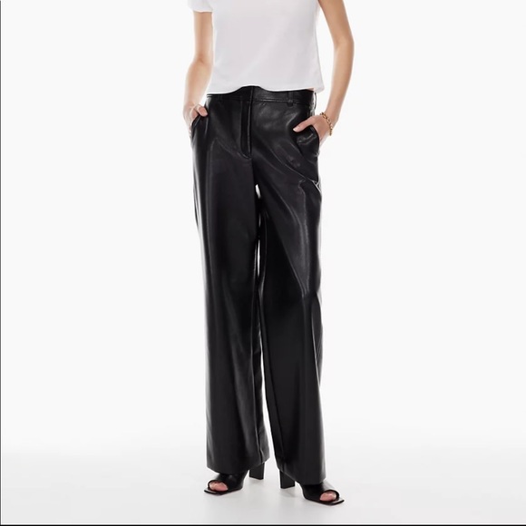 Aritzia Pants & Jumpsuits Aritzia Vegan Leather Pants Poshmark